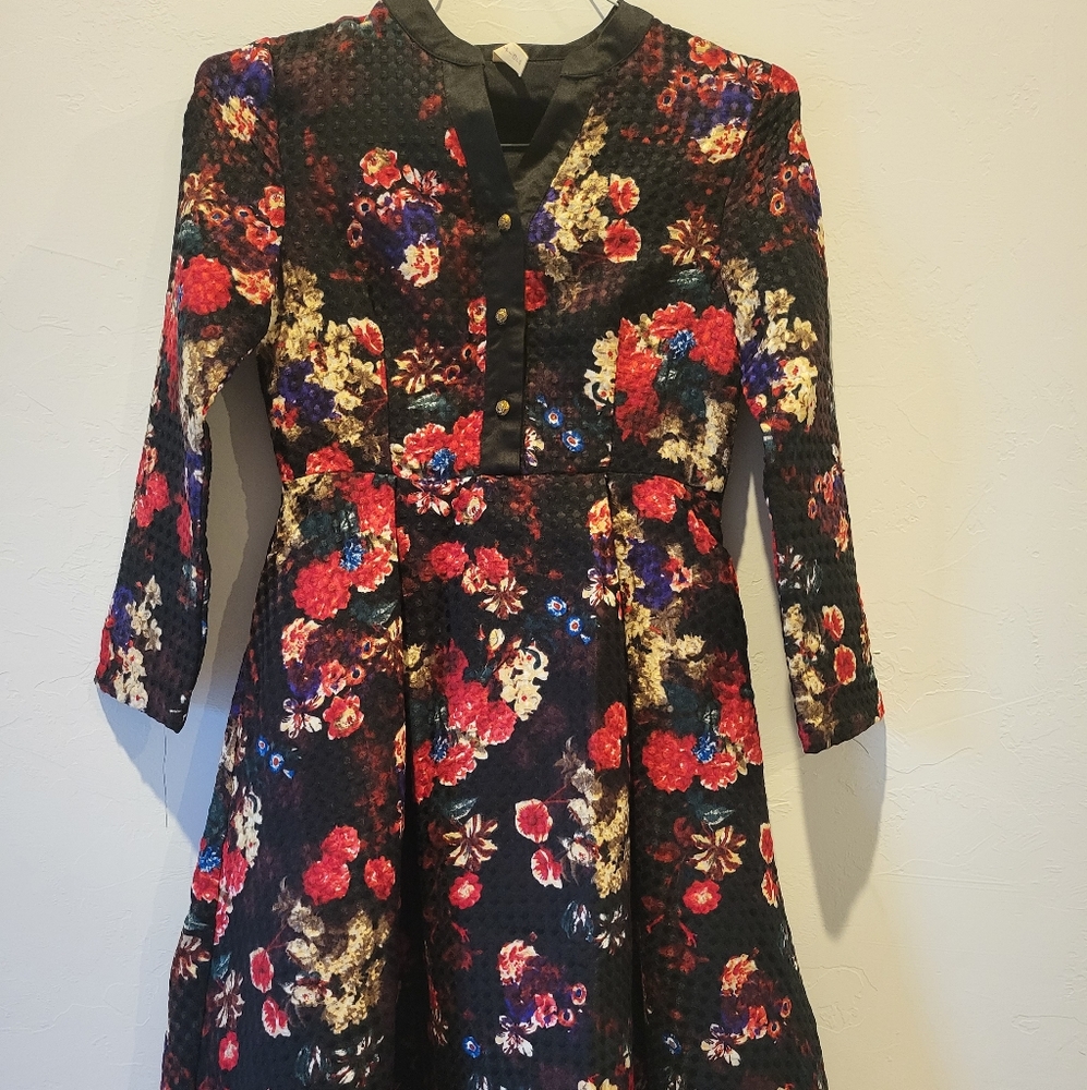 Multiflora Floral Midi Dress